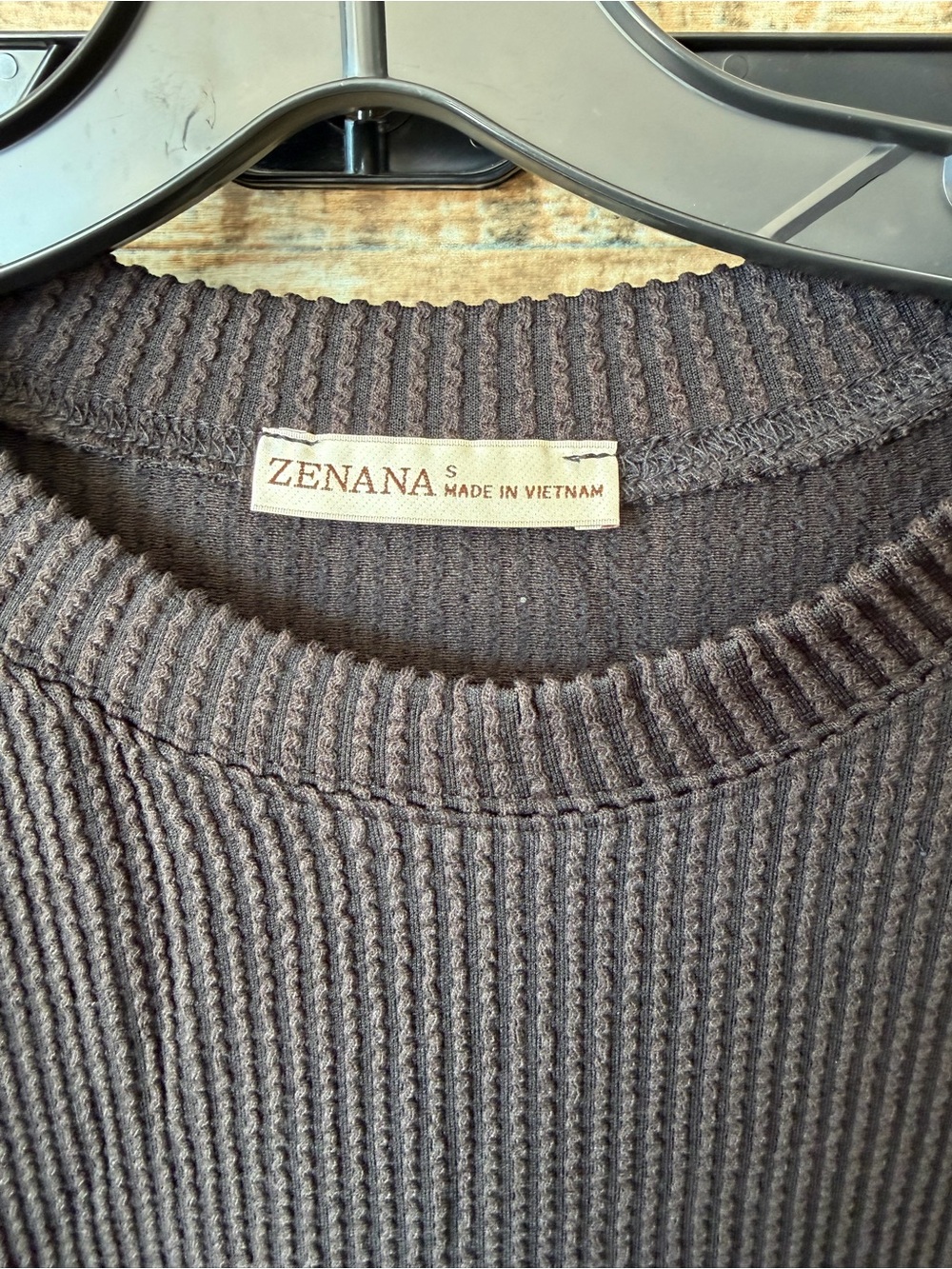 Zenana Black Ribbed Wide-Leg Pants Set - Picture 3 of 4